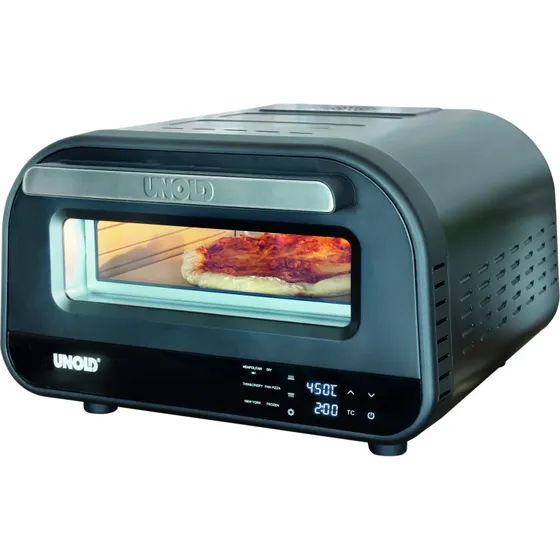 Unold Don Luigi Pizzaovn 1700W, Sort, 1 Pizza