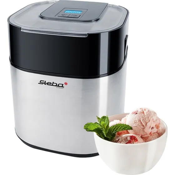 Steba IC30 Ismaskine 1,5 liter, rustfrit stål, sort