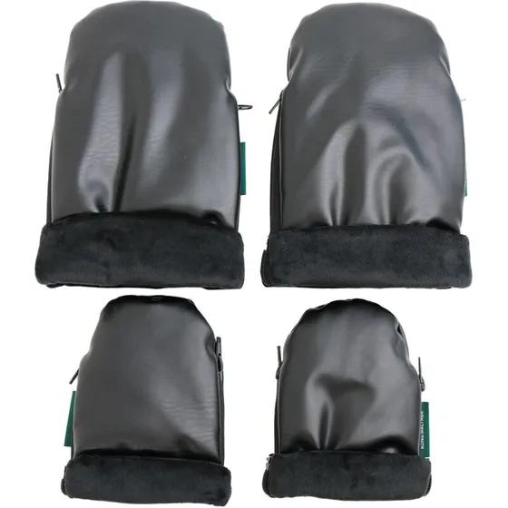 KongWalther Østerbro Handske 2-pak (Voksen + Mini) - Sort