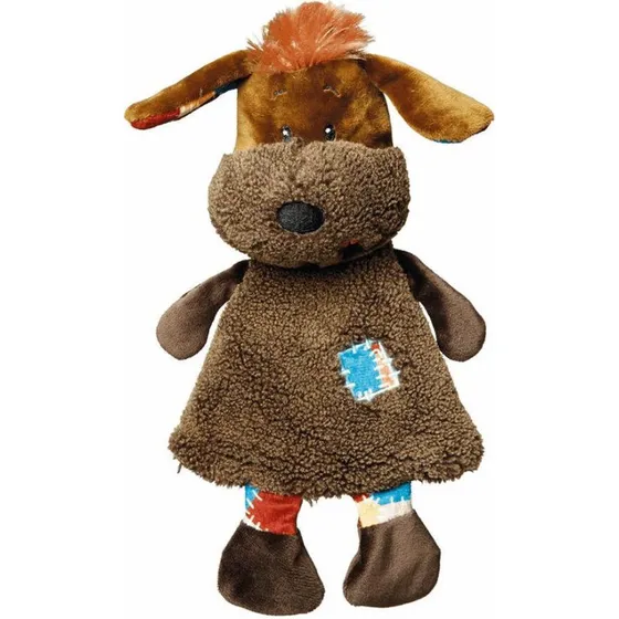 Trixie Plush Papir Crunch Hundelegetøj, 28 cm, brun