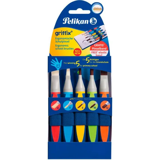 Pelikan Griffix Pensler, 5 stk, ergonomisk
