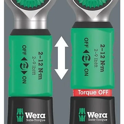 Wera 05075831001 Momentnøgle 212 Nm, 1/4"