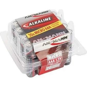 ANSMANN AAA Alkalisk Batterier 20