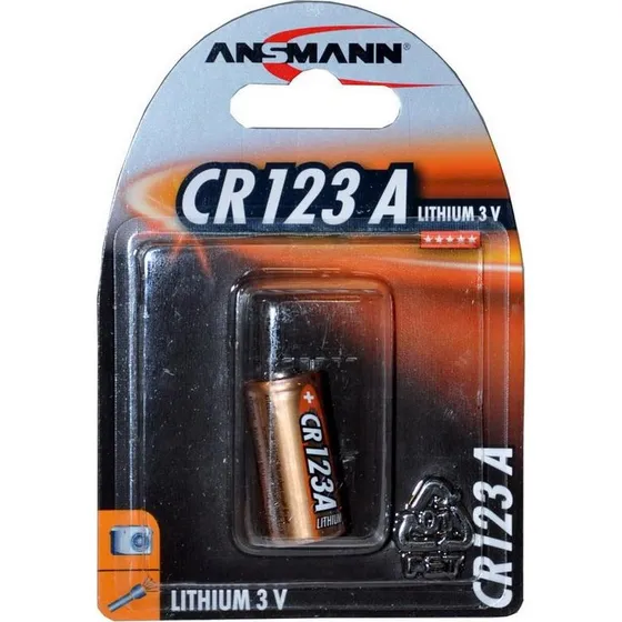 Ansmann CR123A Lithiumbatteri 3V 1400mAh