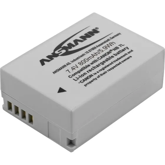 Ansmann A-Can NB 7 L 7,4V 900mAh for Canon PowerShot G10/G11/G12/SX30 IS