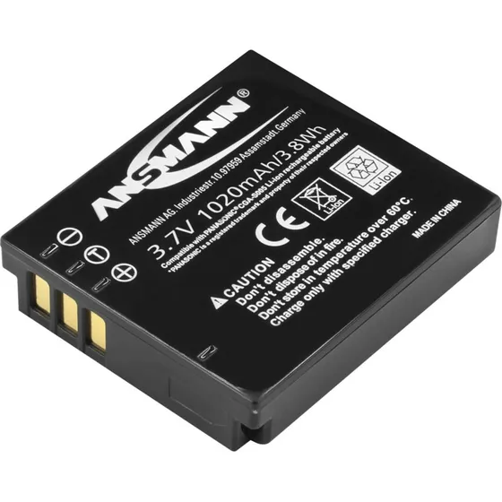 Ansmann A-Pan CGA S005 3,7V 1150mAh Panasonic-batteri