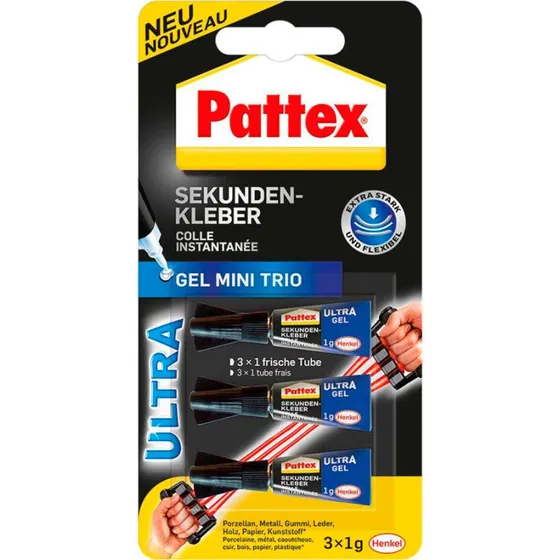 Pattex Sekundlim (3g) 3pk