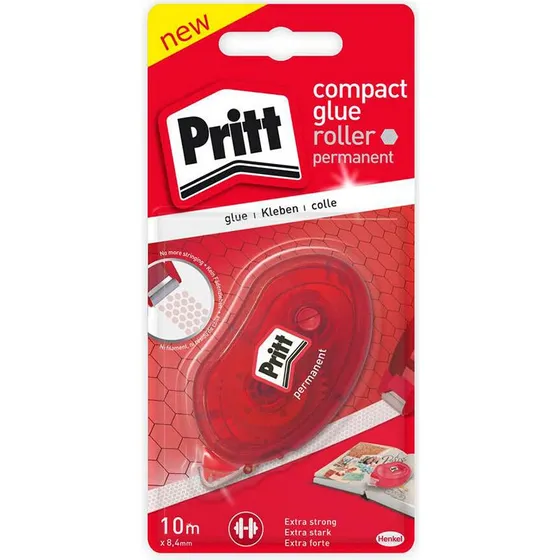 Pritt Compact Permanent Klæberulle 8,4mm x 10m