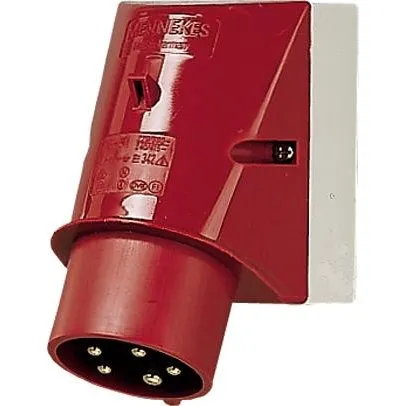 Mennekes CEE Vægindtag 5-pol 16A 400V IP44 H6
