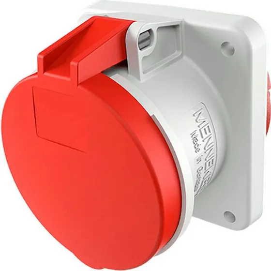 Mennekes CEE 5-pole 63A 400V IP44 rød 1252A