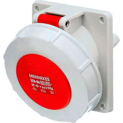 Mennekes CEE 5-poles 32A 400V IP67 rød