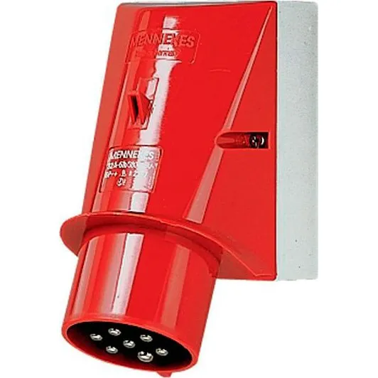 Mennekes CEE Vægindtag 7-pol 16A 400V IP44 6H