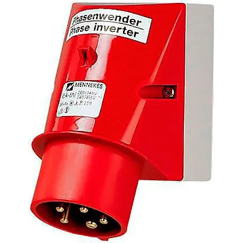 Mennekes CEE Fasevender 5P 16A 400V IP44 Rød