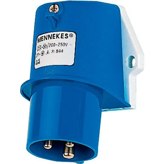 Mennekes CEE Vægindtag 3-pol 16A 230V IP44 844