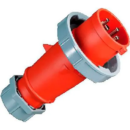 Mennekes CEE Stikprop 4-pol 32A 440V IP67 Rød
