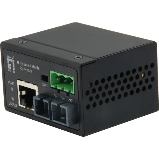 LevelOne IEC-4001 Medieomsætter, 100Mb LAN, op til 2 km