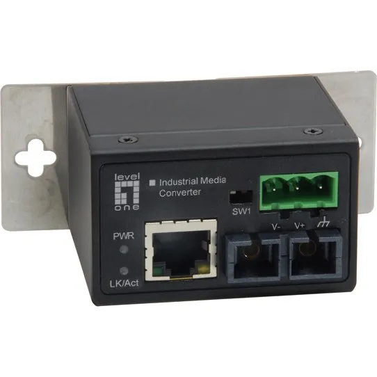 LevelOne IEC-4002 Medieomsætter 100Mb LAN, 2 km
