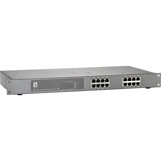 LevelOne FEP-1612W150 16-port PoE+ Switch