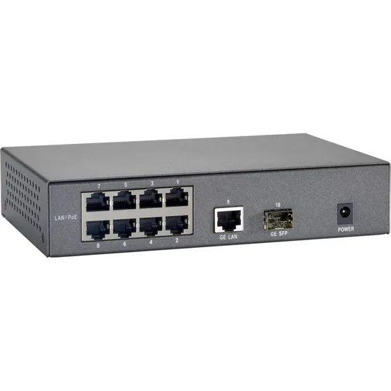 LevelOne FGP-1000W90 10-port PoE-switch, 82 W