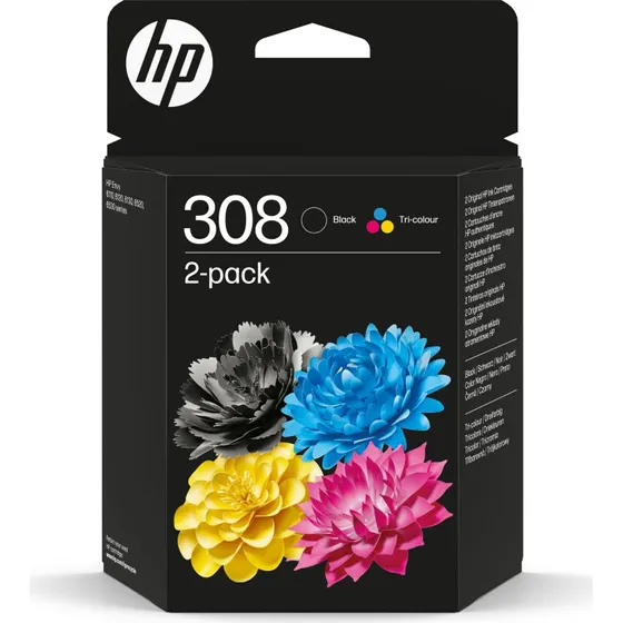 HP Ink 308 Sort/Tri-Color Combo 2-Pack
