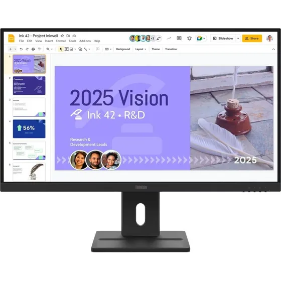 Lenovo ThinkVision E27Q-40 27" QHD 100Hz IPS - Sort