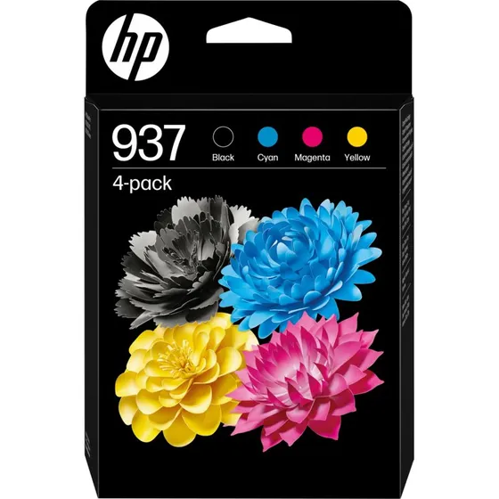 HP 937 CMYK 4-pak Original Blækpatroner