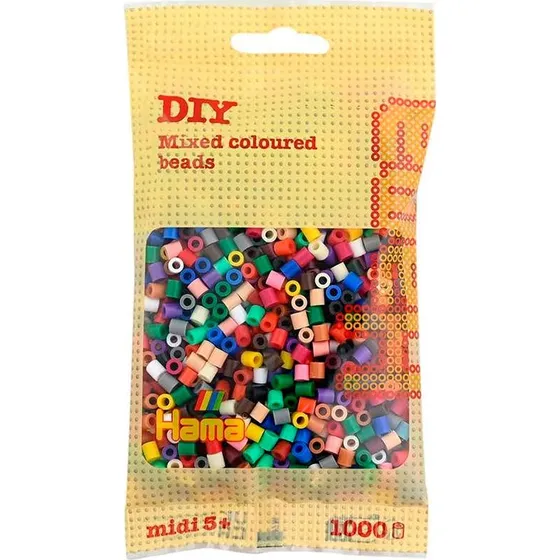 Hama Midi Blandede Perler - 1000 stk - Mix 67