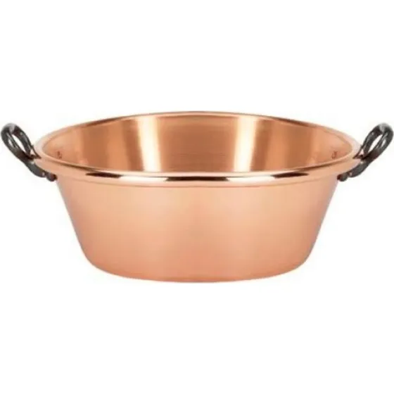 De Buyer Kobber Syltegryde, 24 cm, oval