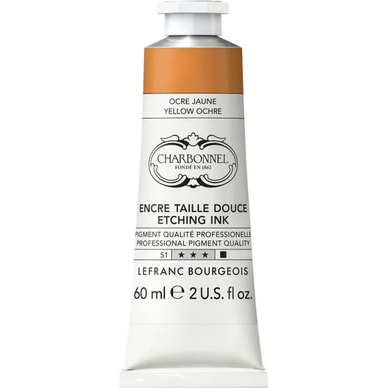 Charbonnel Etching Ink Yellow Ochre 60 ml