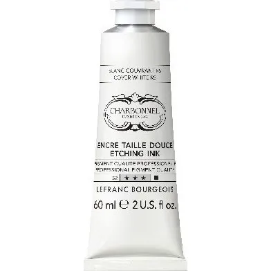 Charbonnel Etching Ink 60ml Cover White