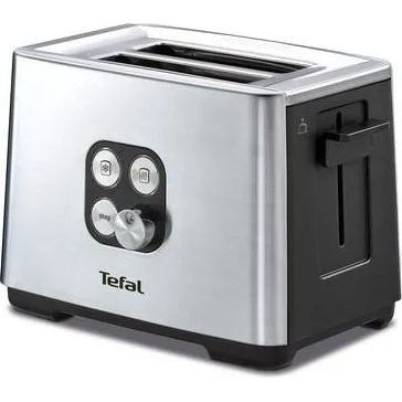 Tefal Equinox TT420D 2-skivs brødrister, rustfrit stål, sort