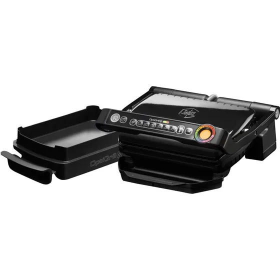 OBH Nordica OptiGrill+ Sort med snackbakke
