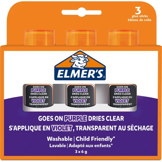 Elmer's Disappearing Purple Limstifter 3x6g
