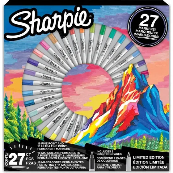 Sharpie Permanente Markere Gavesæt 27 stk (16xFine, 11xUltra Fine)