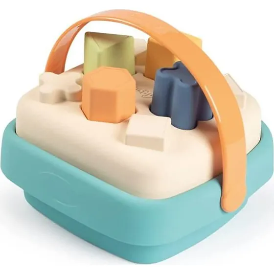 Smoby Little Formsorteringskurv – 8 Former – Grøn – 12+ Måneder