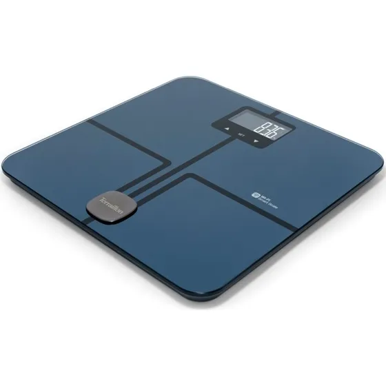 Terraillon Master Coach Ultra WiFi & BMI 180 kg, Svart Glas