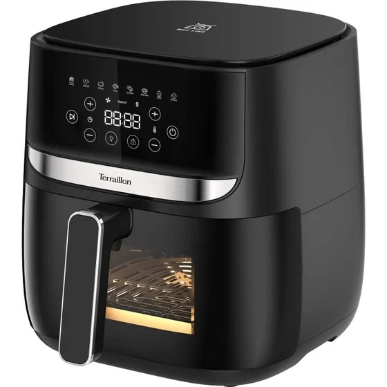 Terraillon Smart Cook 2-in-1 Airfryer 5,7L, Sort