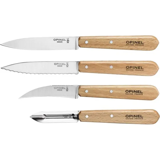 Opinel Essentials Urteknivssæt 4 dele Bøg