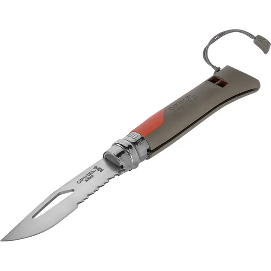 Opinel No. 8 Outdoor Pocketkniv Rød (3,5 cm)