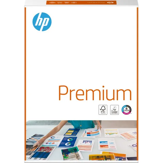 HP Premium A4 90 g/m² 500 ark Hvid