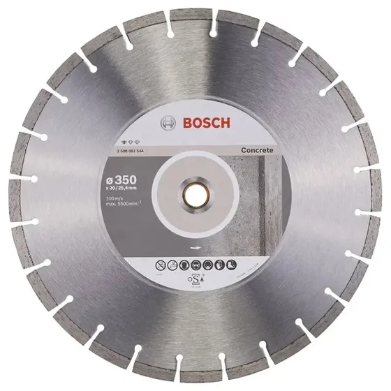 Bosch Diamantskive 350x25,4mm Prof Beton 2608602544