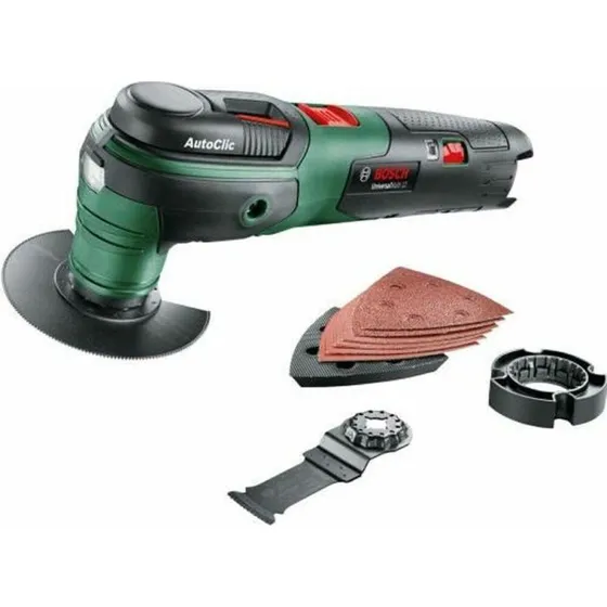 Bosch UniversalMulti 12 V Multiværktøj med LED og tilbehør