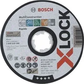 Bosch X-LOCK Multi Material 125 mm, X-LOCK