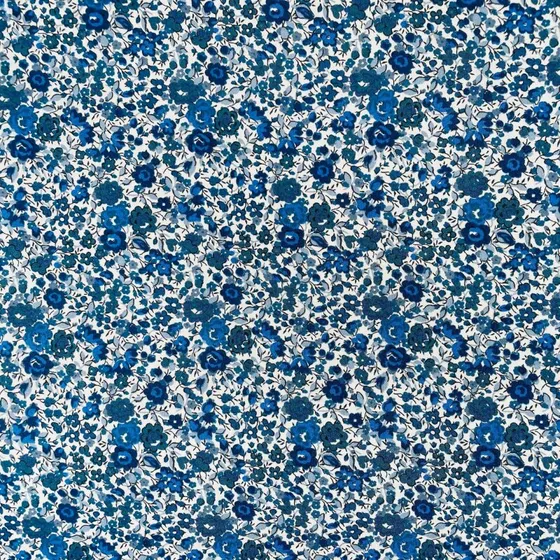 Liberty Fabrics Tana Lawn Emma & Georgina – blå på blå