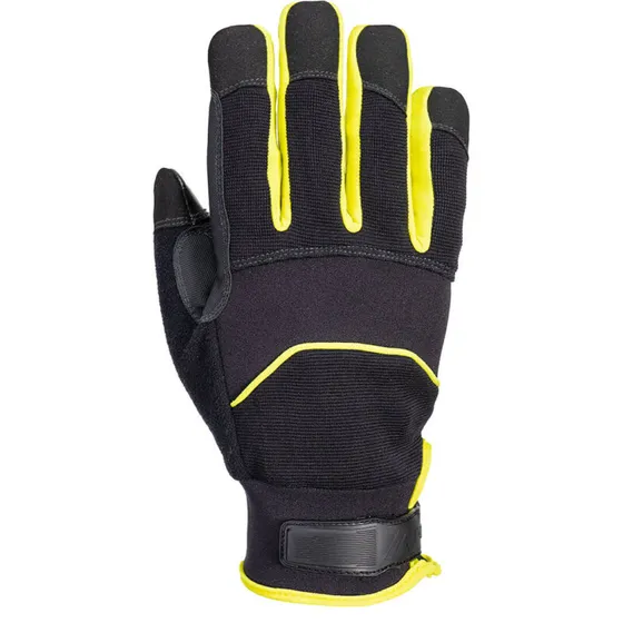 Portwest A792 nålebestandig handske F350 sort/gul