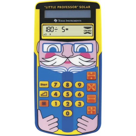 Texas Instruments Little Professor Solar Lomme Graf Flerfarvet