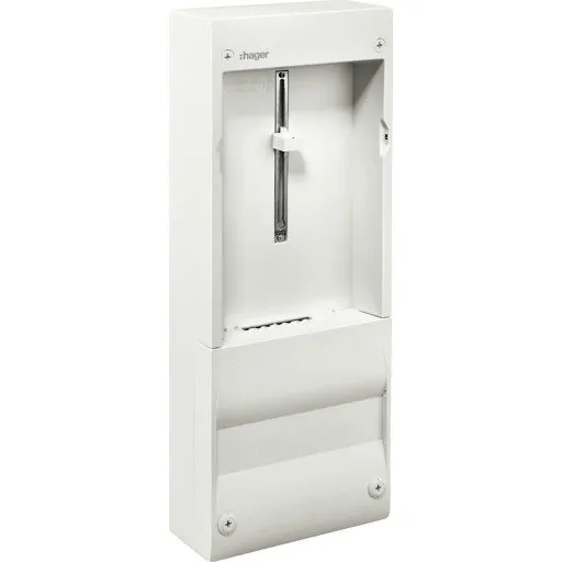 Hager Gamma GA40F målerramme 63A hvid