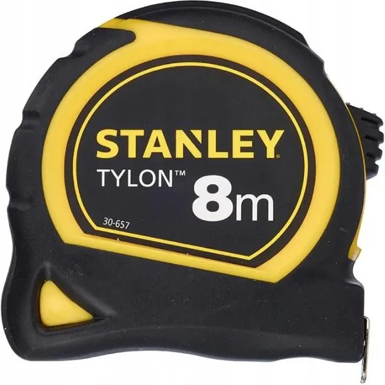 Stanley Tylon 8m Målebånd 25mm Sort Gul