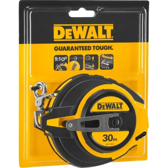 DeWALT Båndmål Stål 30m, 9,5mm DWHT0-34093