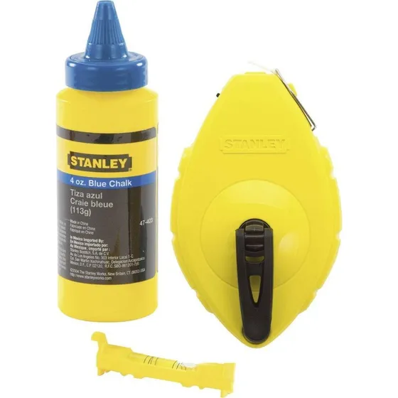 Stanley Chalk Line Kit 30m, 130g Blå Kridt